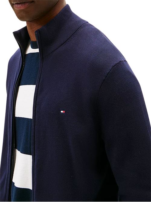 Cardigan blu in cotone Tommy Hilfiger | MW0MW36517DW5
